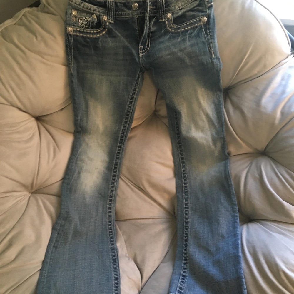 Miss me distressed boot cut jeans
